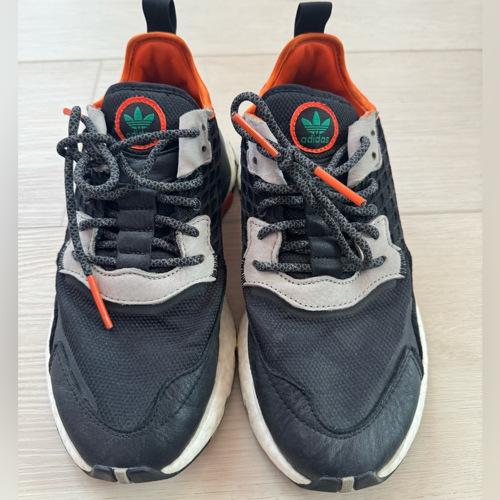 Adidas ZX Torison EE5553 White/Black/Orange Bold Green Men's Size 8